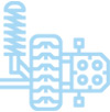 Car Tyre Alignment Icon