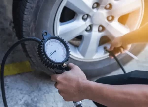 Checking Car Tyre Pressure