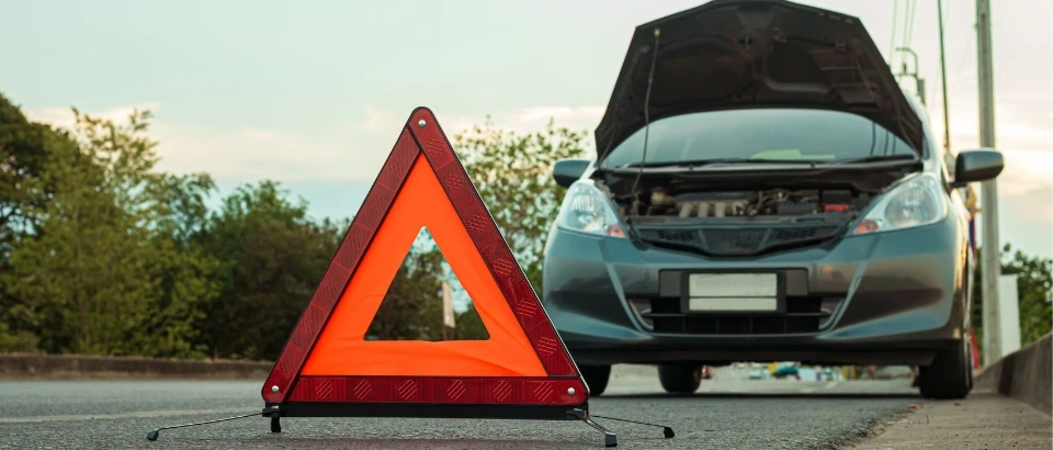 Car Breakdown on the Road