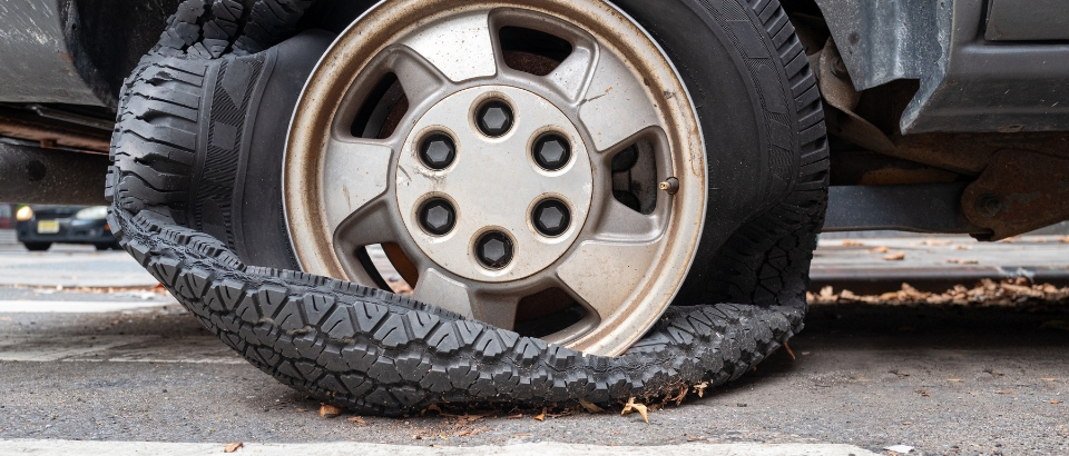 Tyre Blowouts on road