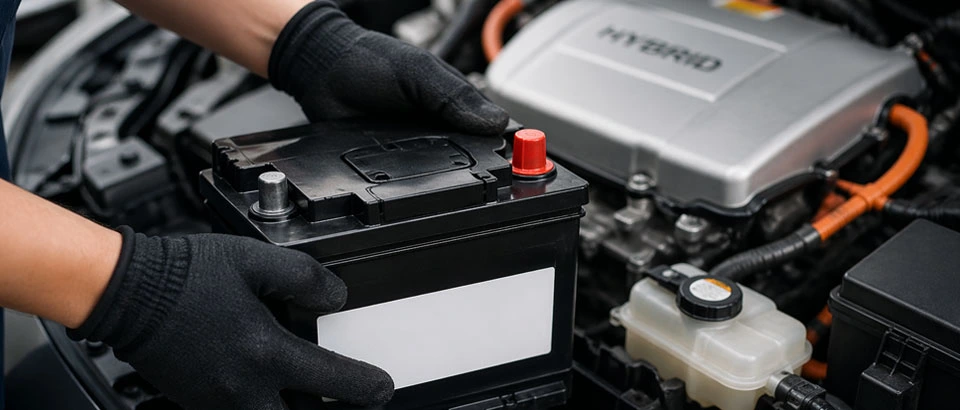 Hybrid Car 12v Battery Replacement