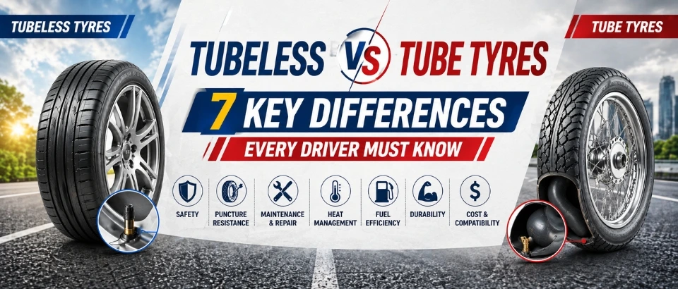 Tubeless vs Tube Tyres Key Differences Banner