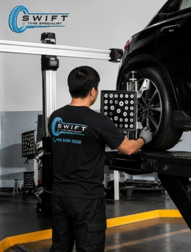 Wheel Alignment by Mechanic
